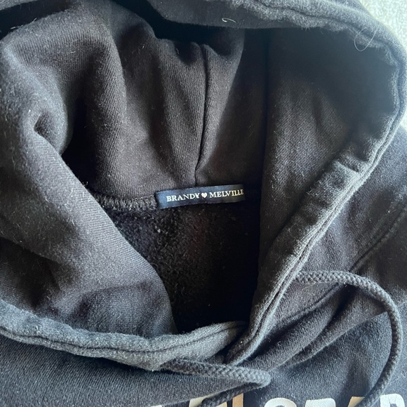 Brandy Melville Aspen Colorado Black Hoodie - Picture 3 of 3